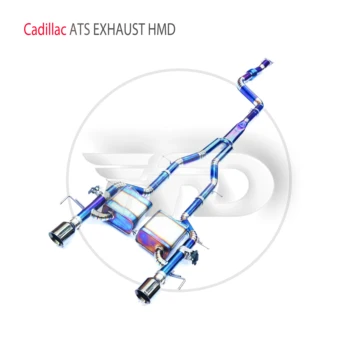 HMD Aliaj de Titan Sistemul de Evacuare de Performanță Catback pentru Cadillac ATS 2.0 T Auto Modificare Electronice Valve